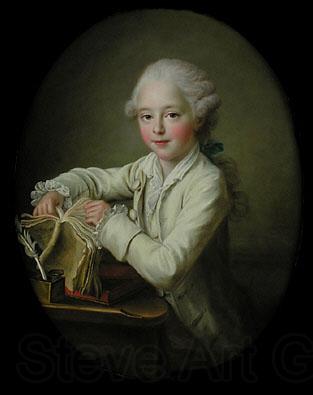 Francois-Hubert Drouais Portrait of marquis de Briges, aged 7 Spain oil painting art